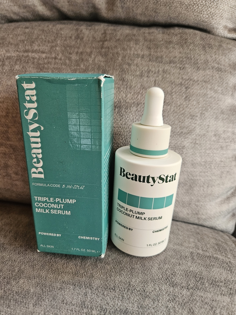 BeautyStat Triple-Plump Coconut Milk Serum - NIB 1.7 Fl Oz